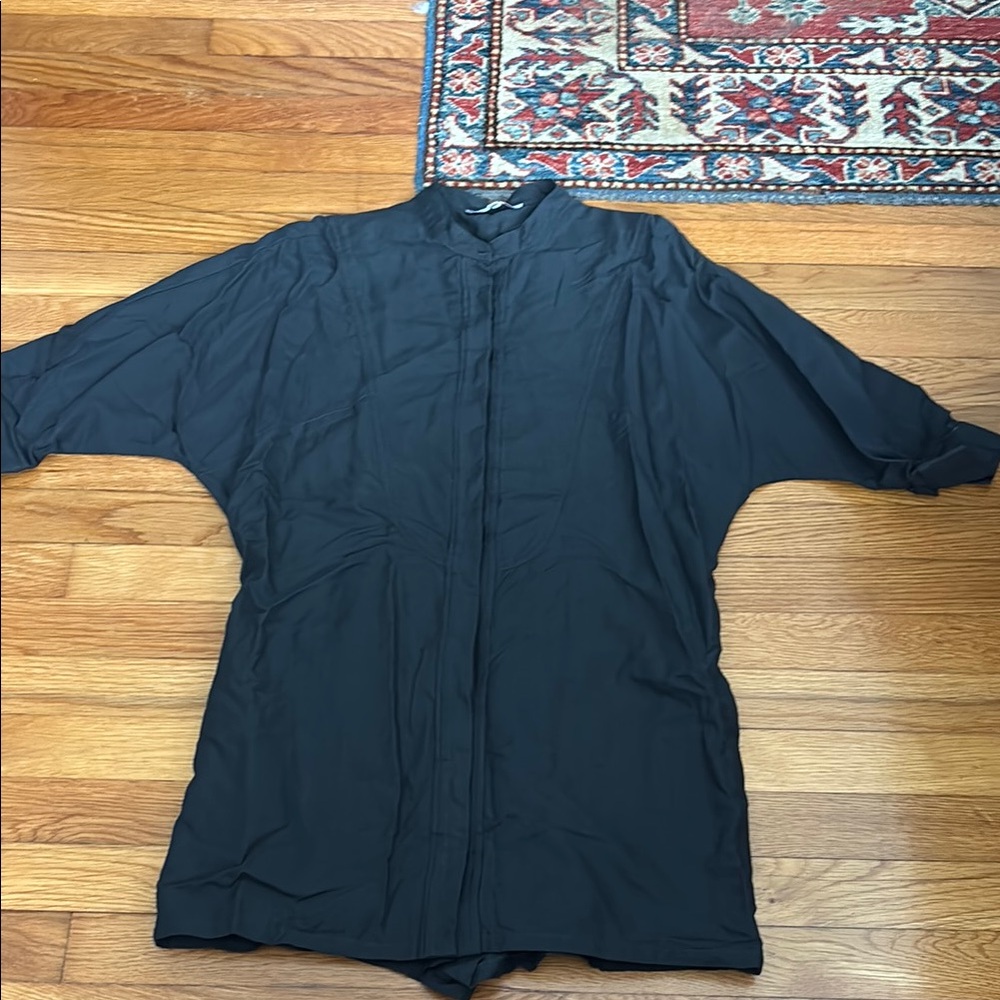 Paul & Joe Chic Black Button-Up short jumpsuit